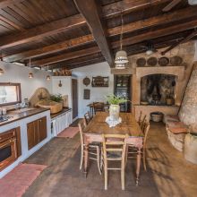 Rustic kitchen in a traditional Apulian holiday apartment in Salento