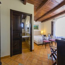 Refined bedroom in a countryside retreat near Cefalù