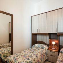 The twin room of a self catering apartment, simple and essential The twin room of a self catering apartment, simple and essential