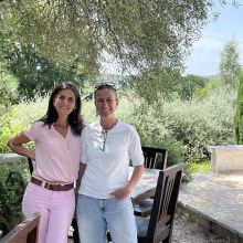 Francesca together with Alessandra from Italia Solaris Cisternino Trulli-Francesca with Alessandra from Italia Solaris