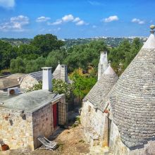View of the trulli Cisternino Trulli-view of the trulli