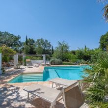 The pool in the garden Cisternino Trulli-the pool