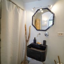 Double room, simple and very pugliese B&B Valle dei Trulli, bathroom of a double room