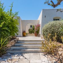 Traditional Apulian stone architecture at a holiday property in Salento