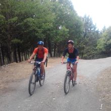 Ciclying on Mt. Etna