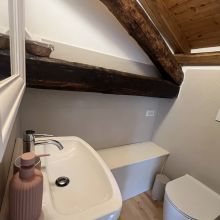 Ancient charme estate Etna coast_Suite bilevel Magnolia_mezzanine bath
