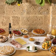 The breakfast buffet Salento wine estate - breakfast