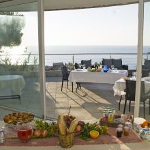 Sea view residence Gallipoli_breakfast room and terrace