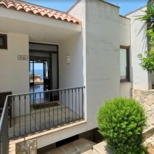 Entrance to a sea view self catering apartment, the sea view begins even before entering Entrance to a sea view self catering apartment by Gallipoli, Salento, Puglia