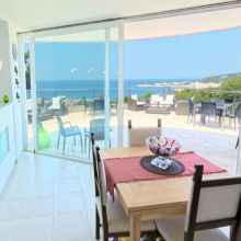 The shared terrace, where Salento meets the endless blue Shared terrace in Salento