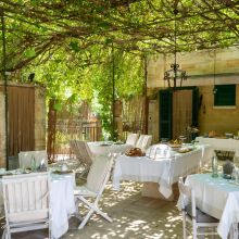 Breakfast with a taste of Puglia B&B Valle dei Trulli, the breakfast open space