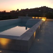 Residence Scala dei Turchi_pool evening