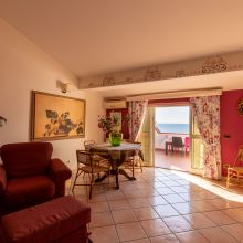 Sea apartment Tindari_attic living