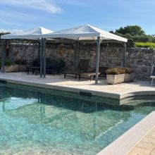 Masseria Cisternino in Valle d'Itria-the pool in the garden