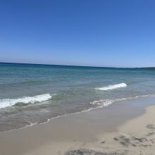 Where land and sea find their harmony Natural coastal landscape in Puglia with clear blue waters