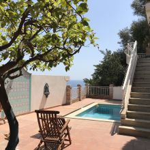 Seaview Villa Taormina Naxos_pool area