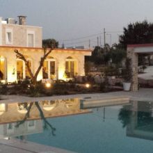 Locorotondo luxury Trulli resort_by night