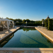 Masseria Cisternino in Valle d'Itria-the pool