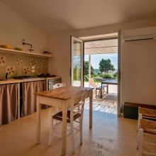 The living room of a 38 m2 1 bedroom apartment, combines functionality with simple elegance Otranto Alimini the living room of the 38m2 1 bedroom apartment