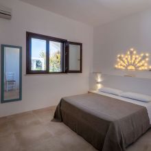 The bedroom of the 50 m2 1 bedroom apartment, Every detail reflects the spirit of Puglia Otranto Alimini the bedroom of the 1 bedroom apartment 50 m2
