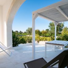 Switch off on this veranda Otranto Alimini a view from the double room veranda