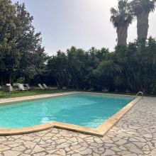 The pool Salento wine estate - pool area