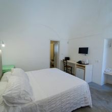 Superior family room, white, stone and light B&B Valle dei Trulli, superior family room