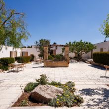 Courtyard at the masseria Courtyard at the masseria, Salento, Puglia