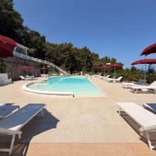 Country Hotel Peschici-pool with a view