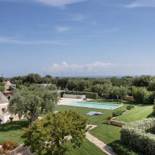 Trulli Suites Polignano, view from the masseria