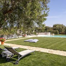 Trulli Suites Polignano, the garden and the pool