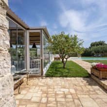 Trulli Suites Polignano, view of the masseria