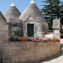 The original real trulli village of the resort, Fasano, Puglia