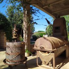 An old detail of the winery Salento wine estate - detail