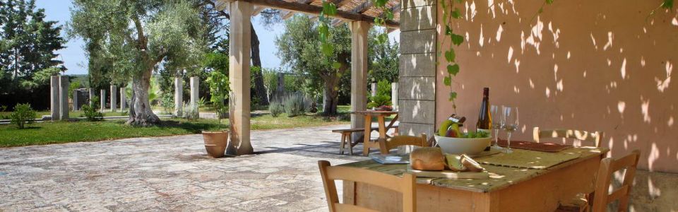 The timeless charm of rural Puglia Historic stone farmhouse surrounded by Mediterranean countryside