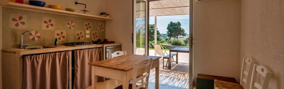 The living room of a 38 m2 1 bedroom apartment, combines functionality with simple elegance Otranto Alimini the living room of the 38m2 1 bedroom apartment