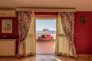 Sea apartment Tindari_attic view