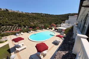The stunning view of the pool Country Hotel Peschici-view of the pool